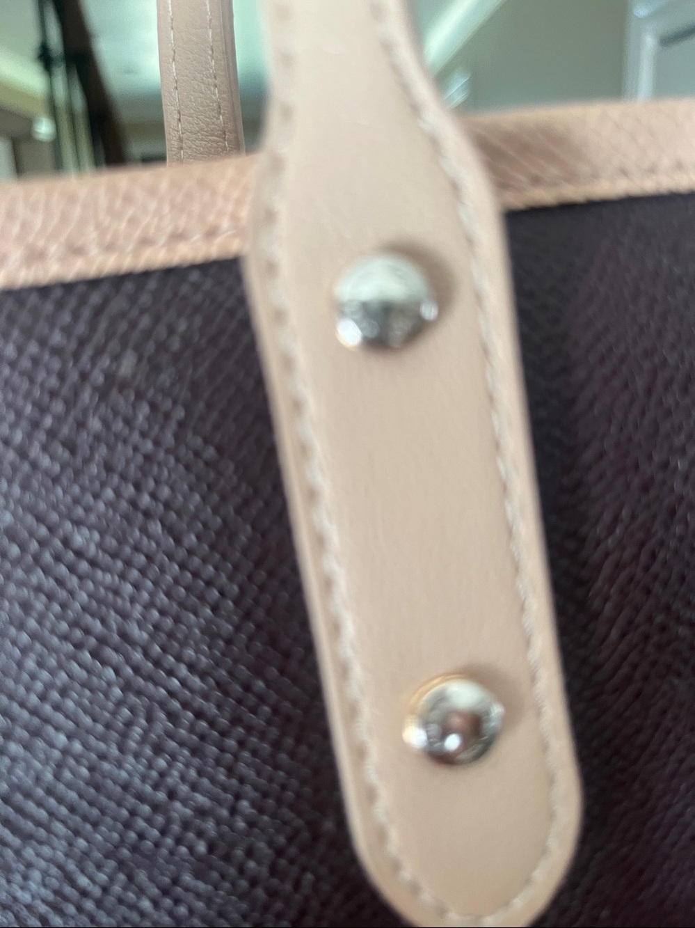 Coach Two-Piece Tote and Crossbody in Burgundy bag. - Picture 8 of 14